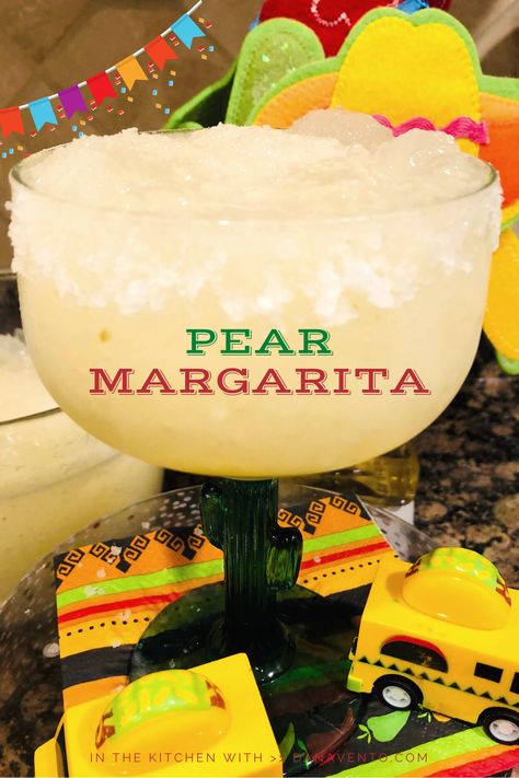 Cadallic Margarita, Pear Drinks Alcohol, Pear Margarita Recipe, Cactus Food, Pear Drinks, Pear Margarita, Cactus Pear, Cactus Pears, Alcohol Beverages