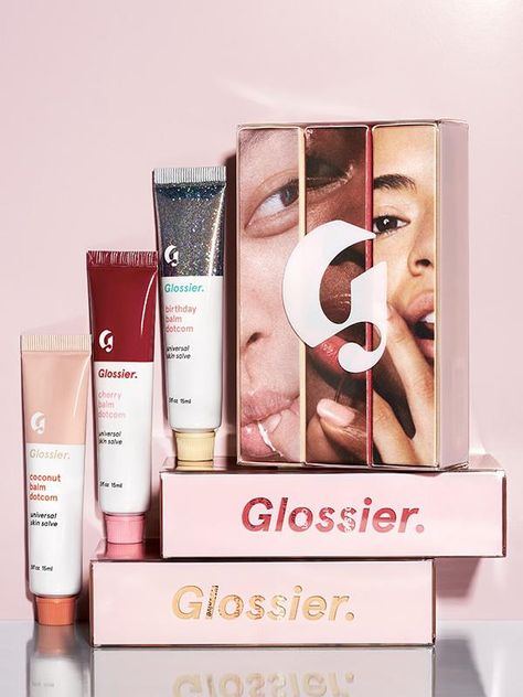 Universal Skin Salve - Custom Balm Dotcom Trio | Glossier Glossier Packaging, Glossier Balm, Glossier Beauty, Glossier Balm Dotcom, Everything Christmas, Glossier You, Makeup Package, Glossy Makeup, Skin Care Packaging