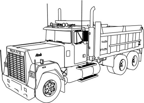 25+ Inspiration Image of Dump Truck Coloring Pages . Dump Truck Coloring Pages Mack Dumper Truck Coloring Page Wecoloringpage #coloring #coloringpages  #coloringpagestoprint Mack Dump Truck, Tractor Coloring Pages, Truck Tattoo, Colouring Pictures, Monster Truck Coloring Pages, Printable Colouring, Tonka Truck, Dumper Truck, Truck Coloring Pages