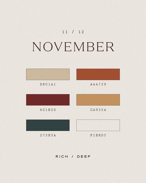 Luxury Clothing Branding, Document Aesthetic, December Color Palette, Nature Brand, Shades Of Pink And Orange, November Colors, September Colors, Beige Color Palette, Hex Color Palette