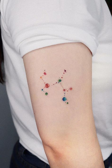 18 Best Sagittarius Tattoo Ideas Best Sagittarius Tattoos, Sag Tattoo Ideas, Sagittarius Tattoo Women, Sagittarius Tattoo Aesthetic, Saggitarius Tattoo Unique For Women, Sagitarius Constalation Tattoo, Sagitarrius Tattoo Women, Sagittarius Minimalist Tattoo, Saggitarius Tattoo Constellation