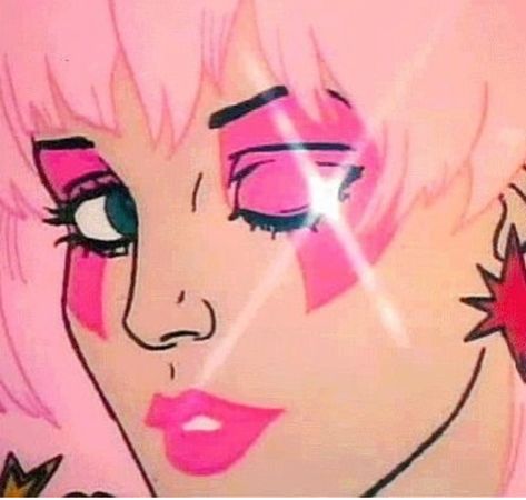 Holograms Aesthetic, Jem And The Holograms Aesthetic, Best 80s Cartoons, Pfp Edit, Scifi Fantasy Art, Kawaii Tattoo, The Last Unicorn, Jem And The Holograms, 80s Cartoon