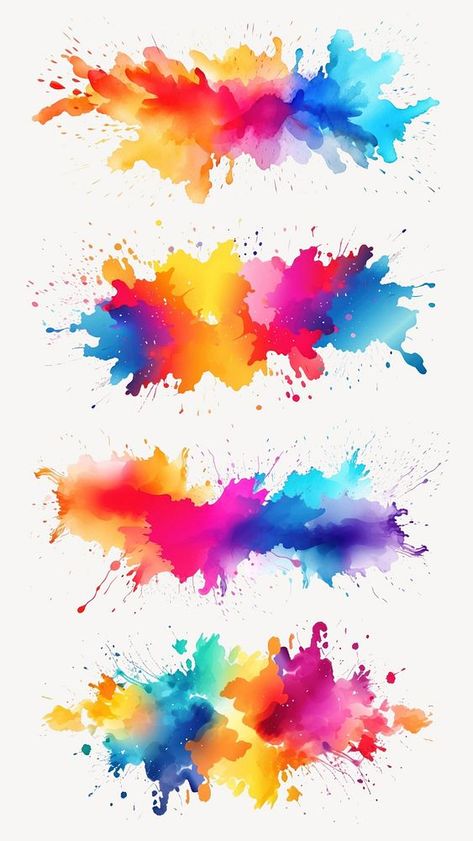 Watercolor splash isolated element set | premium image by rawpixel.com / Fluke Colour Splash Background, Color Splash Background, Watercolor Splash Png, Splash Watercolor, Splash Background, Ink Splash, Colour Splash, Wrist Tattoos For Guys, Flash Design