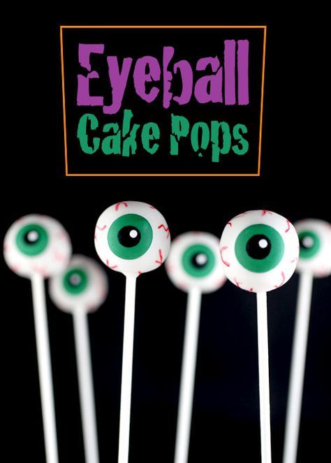 IMG_4216V Halloween Cake Pop Recipes, Eyeball Cake Pops, Eyeball Cake, Creative Halloween Treats, Spider Web Cake, Halloween Cakes Easy, Ghost Cake, Halloween Cake Pops, Cake Pop Decorating