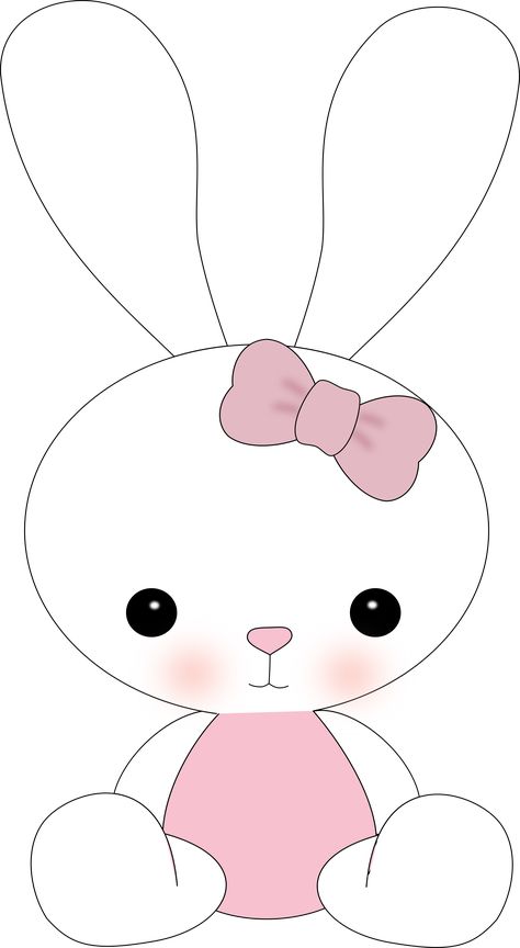 Bunny Coloring, Diy Popsicle Stick Crafts, Markers Drawing Ideas, Bff Gifts Diy, Drawing Cartoon Faces, Bunny Baby Shower, Bunny Coloring Pages, Hello Kitty Drawing