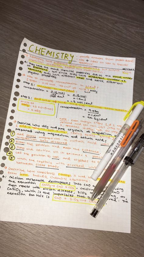 made these for a recent test :-) hope the colour combi gives you inspo!! follow my boards for more 💚🌿 #aesthetic #studynotes #yellow #orange Yellow Chemistry Aesthetic, School Notes Layout, Test Aesthetic, Notes Layout, Chemistry Aesthetic, Aesthetic Note, Notes Aesthetic, Aesthetic Notes, Chemistry Notes