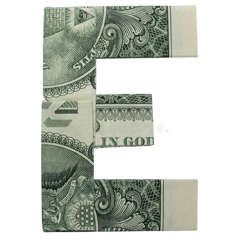 Money Folding Ideas, Money Letters, Origami Alphabet, Finally Divorced, Background Money, Class Of 23, Origami Letter, Diy Gel Manicure, Money Folding