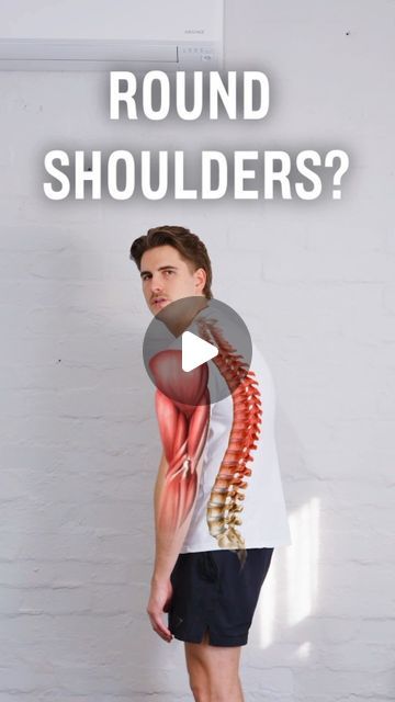 Andrew Harkin. Osteopath on Instagram: "ROUND SHOULDERS? 👇🏽

One of the most common questions I get asked is how can I reduce rounded shoulders and poor posture 🤔

Here’s a little routine you can work on from home and perform a few times a week to get you started 👌🏼

Aim to do a couple of sets of each exercise and improve on that each week 📈

Save this post for later and hit the ❤️ if you found this helpful!" Round Shoulders, Round Shoulders Workout, Rounded Shoulders Exercises, Rounded Shoulders, Rounded Shoulders Correction, Yoga For Rounded Shoulders, Rounded Shoulders Correction Exercises, Shoulder Internal Rotation Exercises, Shoulder External Rotation Exercises