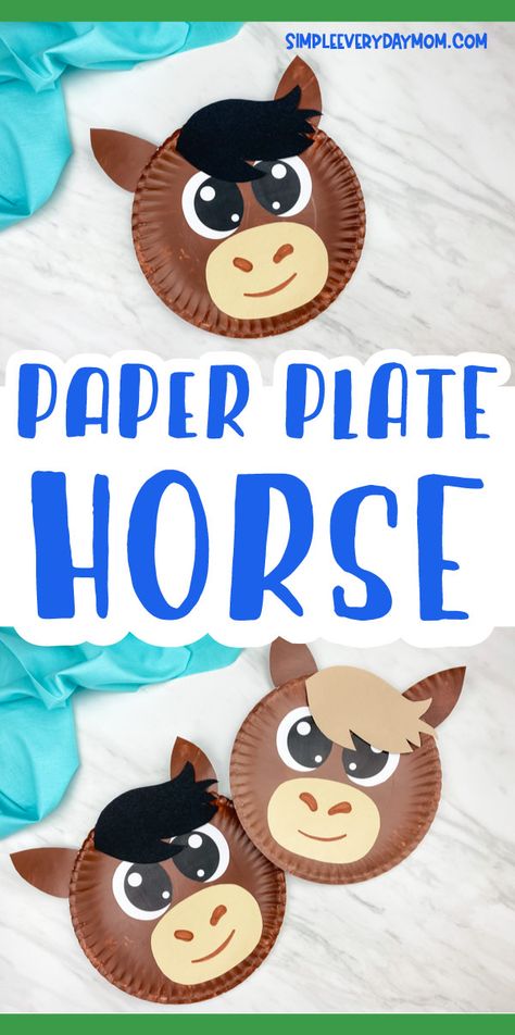 Paper Plate Horse, Seahorse Craft, Wild West Activities, Rodeo Crafts, Wild West Crafts, Cowboy Crafts, Farm Animal Crafts, Pig Crafts, Western Crafts