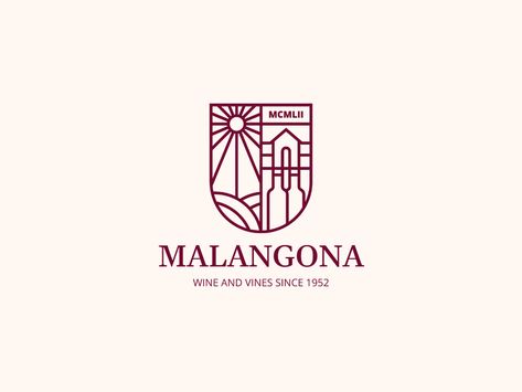 Malangona - Wine and vines by Eugenio Errico on Dribbble Vine Logo, Wine Logo Design, Wine Logo, Hotel Logo, Wine Brands, Unique Logo Design, Visual Branding, Restaurant Branding, Tech Startups