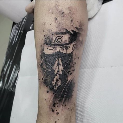 Kakashi Tattoo, Arm Quote Tattoos, 42 Tattoo, Quote Tattoos Girls, Faith Tattoo, Naruto Tattoo, Hatake Kakashi, Geniale Tattoos, Music Tattoos