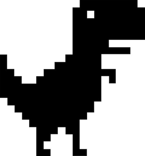 Pixel art of dinosaur describing offline... | Premium Vector #Freepik #vector #rex #dino #tyrannosaurus #dinosaur Offline Dinosaur, Dinosaur Game, Dinosaur Games, Ed Design, No Internet, Technology Icon, Black Stickers, Internet Connection, Presentation Template Free