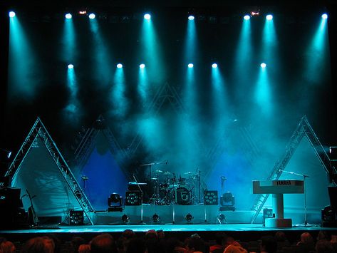 Rock Concert Stage | Recent Photos The Commons Getty Collection Galleries World Map App ... Lighting Design Theatre, Theatrical Lighting, Stage Lighting Design, Concert Lights, Theatre Inspiration, Concert Stage Design, Theatre Lighting, Event Stage, Church Stage