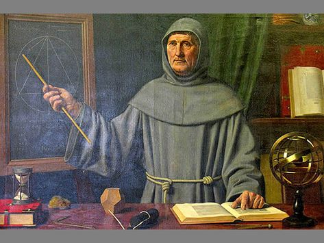 Luca de Pacioli (1445-1517), a Franciscan friar, published the first systematic account of double-entry accounting.[Photo: Pacioli portrait for Italian postage stamp, 1994, after Jacapo de' Barbari (1450 -1516)] Accounting Concepts, Balduino Iv, Luca Pacioli, Franciscan Friar, Accounting Principles, Environmental Degradation, Double Entry, Accounting Logo, Economic Activity