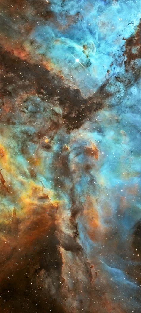 The Core of the Carina Nebula by Litobrit cropped mobile wallpaper 1080x2400 Galaxy Images, Carina Nebula, Trippy Wallpaper, Galaxies Stars, Inspiring Spaces, Deep Space, Out Of This World, Aesthetic Iphone Wallpaper, Space Art