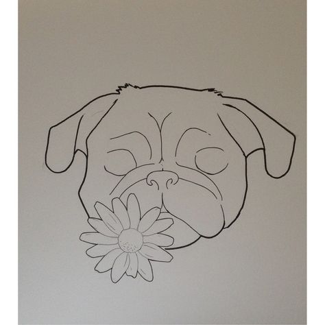 Pug Line Art, Pet Memorial Tattoo, Pug Tattoo, Artist Magazine, Water Coloring, Ink And Watercolour, Pug Pictures, Watercolor Paintings For Beginners, Memorial Tattoo