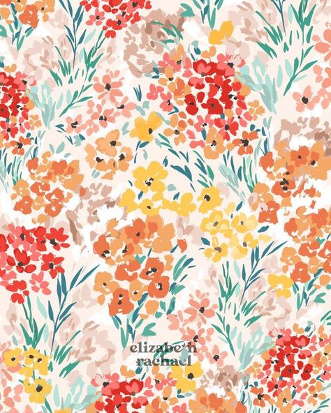 Pattern Design Inspiration, Watercolor Floral Pattern, Creative Block, Cute Patterns Wallpaper, Pattern Illustration, Textile Patterns, Surface Pattern Design, Print Pattern, Pattern Wallpaper