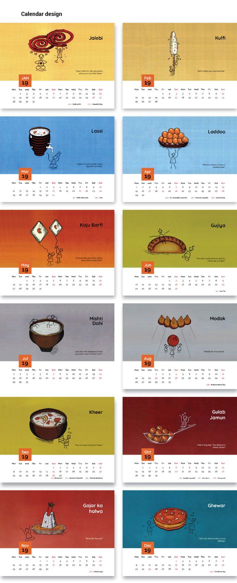 2019 Dairy and Calendar design on Behance Travel Calendar Design, Creative Calendar Design Layout, Calendar 2019 Design, Graphic Design Calendar, Modern Calendar Design, Calendar Design Layout, Calendar Design Inspiration, Calendar Graphic, Travel Calendar