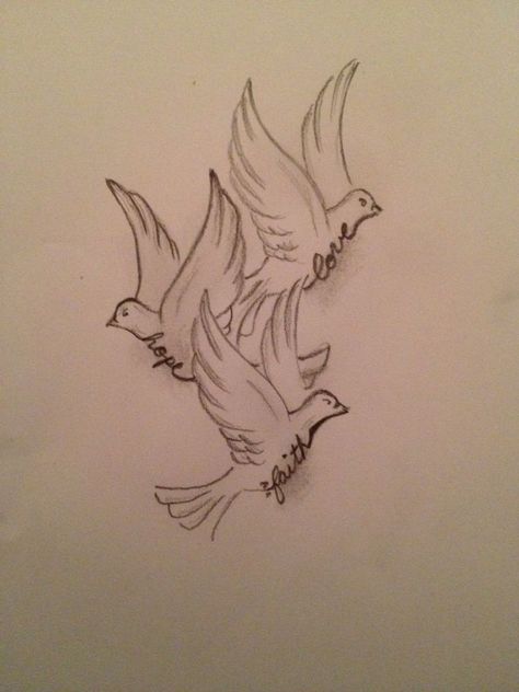 Doves On Neck Tattoo, 3 Dove Tattoo Design, Dove With Initial Tattoo, Doves Tattoo For Women, Doves Neck Tattoo, Dove Tattoo On Neck, Dove Name Tattoo, Dove Tattoo With Name, Dove Shoulder Tattoos For Women