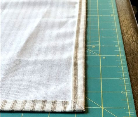 Make Your Own DIY Tea Towels | It's My Sustainable Life How To Sew Dish Towels, Sewing A Tea Towel, Dish Towels Diy How To Make, How To Sew Tea Towels, Sew Dish Towels, Tea Towel Patterns Free, How To Make Dish Towels, How To Make Tea Towels Diy, How To Sew Kitchen Towels