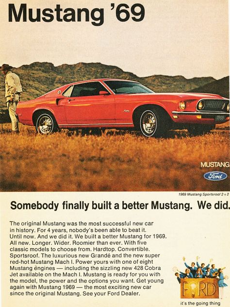 1969 car advertisement | 1969 ford ltd coupe promo picture 1969 ford ltd coupe promotional ... Mustang Car, 1969 Ford Mustang, Vintage Mustang, Automobile Advertising, Classic Mustang, Vintage Lifestyle, Mustang Fastback, Ford Classic Cars, Ford Mustang Shelby