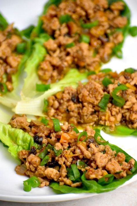 Pf Chang Lettuce Wraps, Pf Changs Lettuce Wraps, Easy Lettuce Wraps, Pf Chang, Turkey Lettuce Wraps, Lettuce Wrap Recipes, Lettuce Wrap, Eating Light, Bowtie Pasta