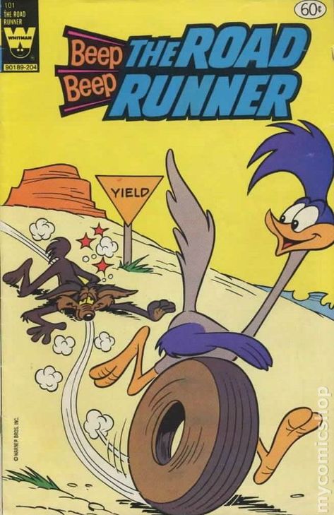 Road Runner Cartoon, The Road Runner, Looney Tunes Characters, Looney Tunes Cartoons, Vintage Poster Design, Classic Cartoon Characters, Cartoon Posters, Old Comics, Vintage Comic Books