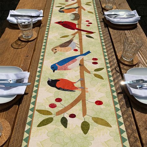 AmazonSmile: Seliem Spring Red Bird Tree Branch Table Runner, Cardinal Robin Bluebird Bullfinch Chickadee Tabletop Scarf Home Kitchen Flower Decor Green Floral Farmhouse Burlap Dining Decoration Party Supply 13X72 : Home & Kitchen Summer Birds, Farmhouse Decorations, Kitchen Dining Decor, Decor Spring, Outdoor Party, Dining Decor, Cardinals, Tree Branches, Table Runner