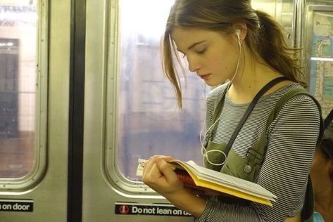 Woman Reading, Reading A Book, A Book, A Woman, Train, Reading