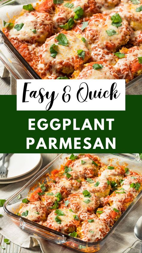 Healthy Eggplant Parmesan, Eggplant Parmesan Casserole, Eggplant Parmesan Recipe, Healthy Eggplant, Parmesan Casserole, Eggplant Recipes Parmesan, Slender Kitchen, Eggplant Dishes, Baked Eggplant