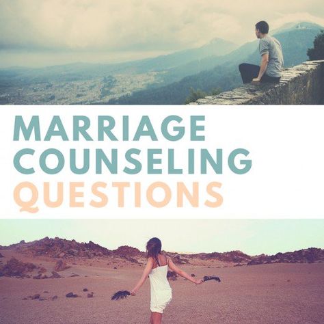 Every marriage has its own struggles and a lot of times marriage counseling is the answer! Get communicating with these marriage counseling questions and be on your way to a stronger relationship! Counseling Questions, Christian Marriage Counseling, Marriage Counseling Questions, Marriage Therapy, Marriage Advice Quotes, Marital Counseling, Relationship Counselling, Best Marriage Advice, Relationship Struggles