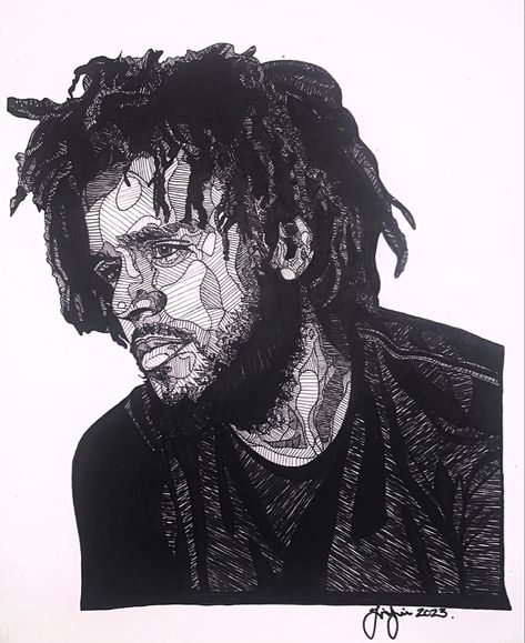 Jcole portrain in pen J Cole Portrait, J Cole, Sketchbook Art, Portrait Ideas, Sketchbook Art Inspiration, Pen Drawing, Portrait Drawing, Art Sketchbook, Sketch Book