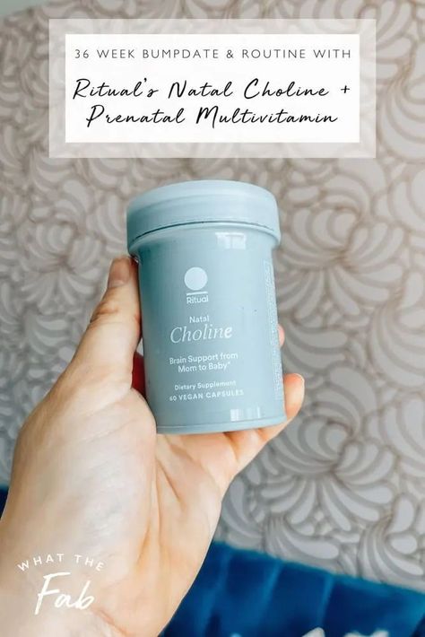 Trying to find a prenatal multivitamin routine that works for you? I'm sharing my 36 week bumpdate and Ritual Natal Choline and multivitamin routine. Click this pin to read!  pregnancy care, maternity vitamins, prenatal routine Pregnancy Routine, Healthy Pregnancy Tips, Pregnancy Care, Cognitive Development, Wellness Routine, Brain Development, Healthy Pregnancy, Women Helping Women, Health And Beauty Tips