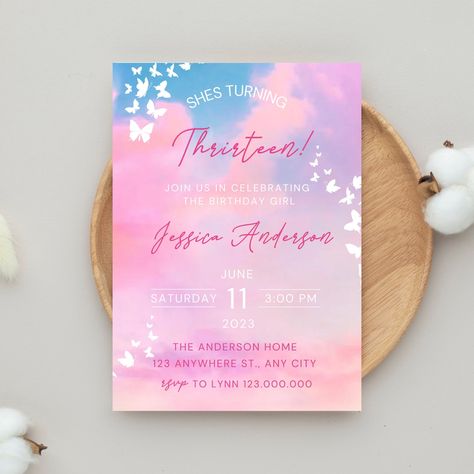 Debut Decorations, Taylor Swift Birthday Invitations, Lover Birthday Party, Taylor Swift Birthday Party, Reputation Album, Taylor Swfit, Fairytale Birthday, T Swift, Debut Invitation