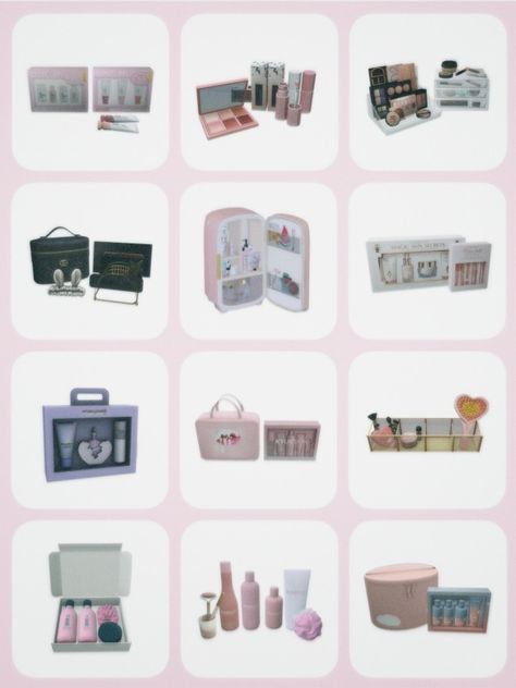 Makeup & skincare clutter sims 4 cc Sims 4 Makeup Furniture Cc, Sims 4 Makeup Furniture, Self Care Sims 4 Cc, Sims 4 Cc Laundry Room Clutter, Sims 4 Cc Skin Care Clutter, Sims 4 Cc Make Up Clutter, Sims 4 Makeup Cc Clutter, Sims 4 Beauty Clutter, Skincare Mod Sims 4