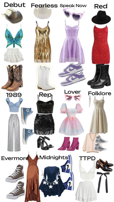 Eras Tour outfit inspiration Eras Tour Outfit Inspiration, Taylor Swift Halloween Costume, Taylor Swift Costume, Eras Tour Outfit, Taylor Swift Tour Outfits, Swift Tour, Taylor Swift Outfits, Eras Tour, Fitness Inspo