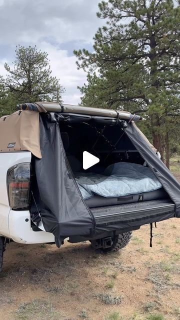 Outdoor Family Adventures on Instagram: "If you’re looking for a way to truck camp on the weekend but still allows you to use your truck for truck stuff during the week - look no further. 

@toppertent rolls up to your truck topper, small and discrete when not in use and the mattress can fold up in your bed or be removed altogether until you need it. 

This setup has been a game changer for our little weekend warrior family! 

#adventurefamily #adventurefam #campinglife #truckcamper #truckcamping #toppertent #carcamping #overlanding #campingwithkids #summercamping #coloradolife #tacomaoffroad #tacomanation #4x4offroad #overlandingfamily #outdoorsy" 4x4 Camping Setup, Truck Camping Setup, Truck Topper Camping, Truck Tent Camping, Truck Topper, Tacoma Off Road, Truck Toppers, Truck Bed Camping, Truck Bed Camper