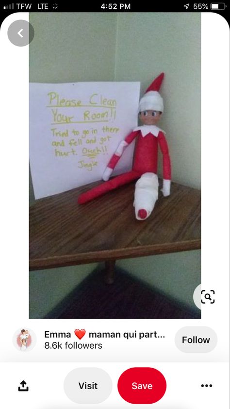 Elf Messy Room, Messy Room Elf On The Shelf, Elf On The Shelf Messy Room, Dirty Room, Elf Kit, Messy Room, Buddy The Elf, Kit Ideas, Elf Ideas