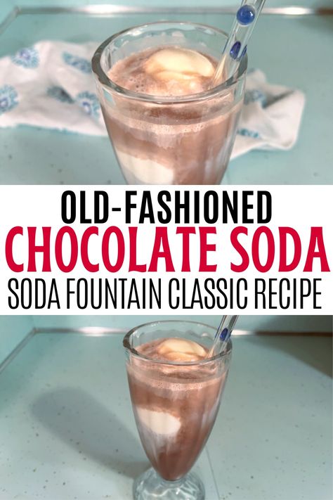 Chocolate Soda Recipe, Soda Drinks Recipes, Unusual Dessert, Milkshake Recipe Easy, Coffee Soda, Cold Brew Coffee Recipe, Frappe Recipe, Soda Drink, Ice Cream Drinks