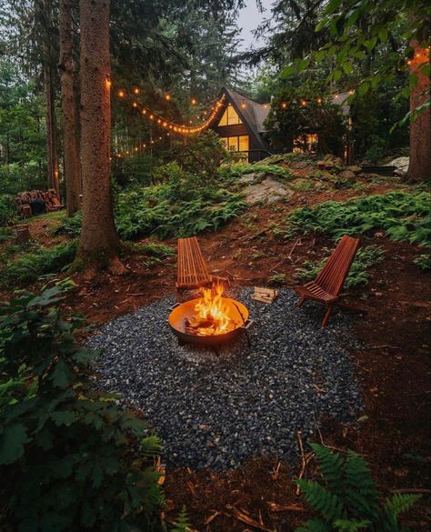 Diy Outdoor Space, Outdoor Fire Pit Area, Fire Area, Fire Pit Landscaping, Home Purchase, Dream Yard, Fire Pit Area, Build Your Own House, Own House