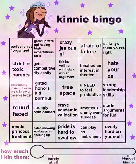 Total Drama Bingo Template, Total Drama Kinnie Bingo, Total Drama Bingo, Courtney Total Drama, Courtney Satella, Fun Templates, Kinnie Bingo, Bingo Template, Drama Memes