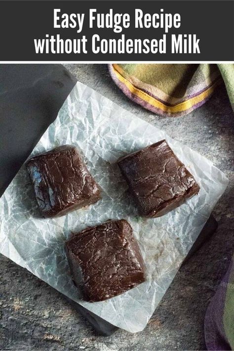 Easy fudge recipe without condensed milk. Easy Fudge Recipe Without Condensed Milk, Fudge Recipe Without Condensed Milk, Fudge Recipe Condensed Milk, Vanilla Fudge Recipes, Easy Microwave Fudge, Creamy Chocolate Fudge, Butterscotch Fudge, Easy Fudge Recipe, Chocolate Peanut Butter Recipes