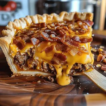 Carnivore Bacon Cheeseburger Pie is loaded with bacon, beef, and cheese for a low-carb, high-protein meal. Try this easy recipe now! Bacon Cheeseburger Pie, Pasta Bake Easy, Cheeseburger Pie, Chicken Pasta Bake, Keto Casserole, Supper Ideas, Low Carb Sides, Bacon Cheeseburger, Bacon Recipes