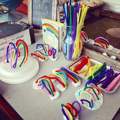 Rainbow Lessons, Weather Activities Preschool, Kindergarten Inquiry, Spring Science, Preschool Weather, Rainbow Activities, Weather Theme, Preschool Centers, Mary Mary