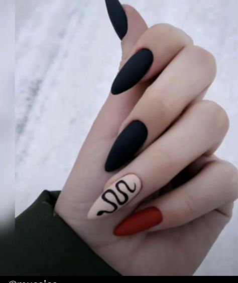 Black Nails With Bright Colors, Trendy Manicure, Witchy Nails, Neon Birthday, Halloween Acrylic Nails, Punk Nails, Summer Manicure, Edgy Nails, Grunge Nails