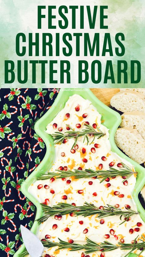 How to Make a Holiday Butter Board - Love Peace Motherhood Butter Board Recipe, Butter Board Ideas, Smoked Salmon Starter, Holiday Butter, Bread For Dipping, Butter Boards, Carrot And Coriander Soup, Finger Foods For Kids, Butter Board