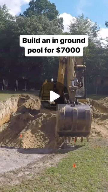 TrentTribe on Instagram: "An in ground pool for $7000!? People said it couldn’t be done, but here we are three years later still going strong.  • • • #diy #diyprojects #diypool #pooldesign #doityourself #diyonabudget #budgetdiy #intex #intexpool #poolideas #diyingroundpool #ingroundpool" Diy Pool Ideas, Diy Inground Pool, Cheap Inground Pool, Cheap Pool Ideas Budget, Diy In Ground Pool, Homemade Pools, Dipping Pool, In Ground Pool, Pool Diy