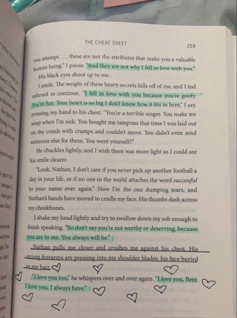 How To Annotate A Romance Book, Romance Cheat Sheet, Book Sheets Aesthetic, Book Annotation Romance, The Cheat Sheet Book Aesthetic, Cheat Sheet Aesthetic Book, Rom Com Book Quotes, Rom Com Novels, Hot Book Extracts