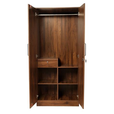 "2 door wardrobe" , "almirah online" , "2 door almirah" , "wooden wardrobe design" Latest Wardrobe Designs, Wooden Cupboard Design, Wooden Almirah, Wooden Wardrobe Design, Best Online Furniture Stores, Almirah Designs, Mirror Drawers, 4 Door Wardrobe, Wooden Cupboard