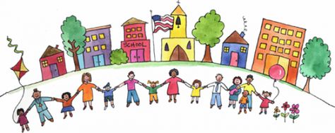 Community Clipart Cartoon and other clipart images on Cliparts pub™ Community Clipart, Parent Teacher Association, Children Holding Hands, School Climate, Kindergarten Lessons, Good Presentation, School Community, Community Business, Parents As Teachers